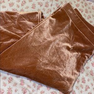 Pink champagne velvet HM leggings!